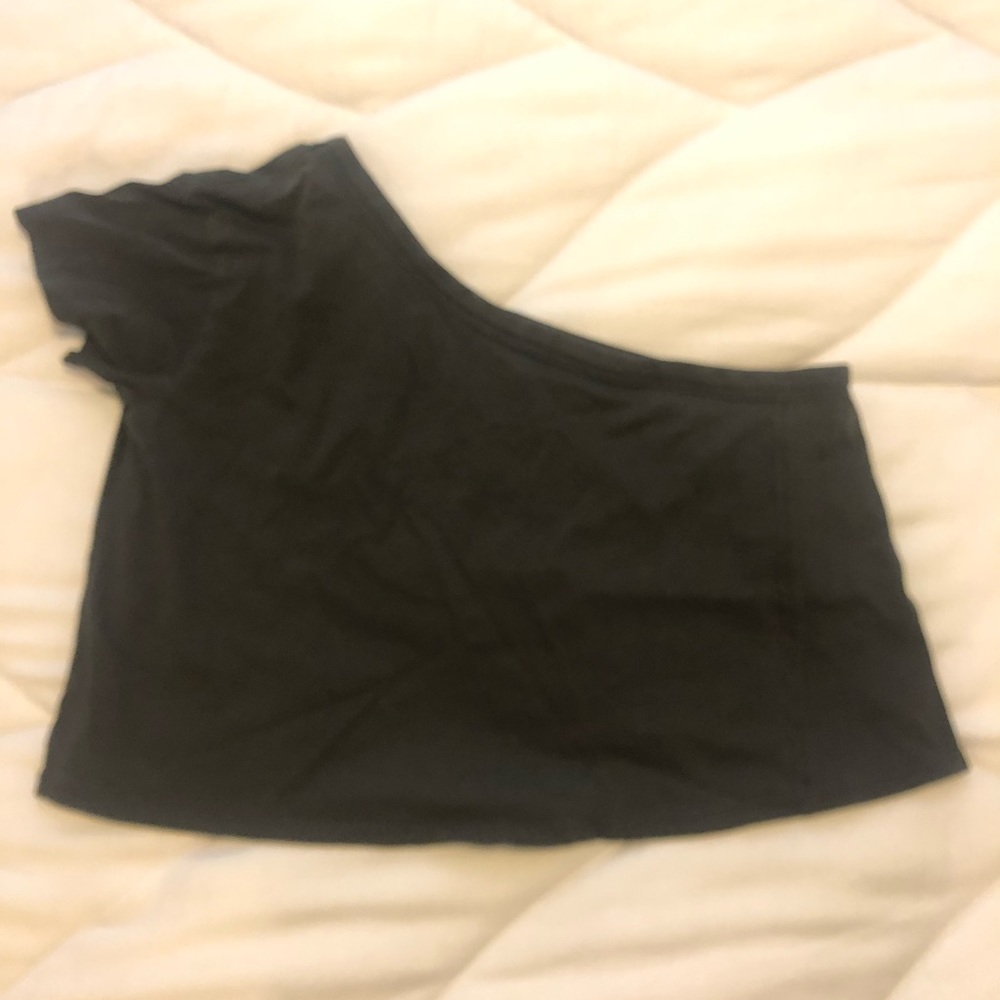 Free People One Shoulder Boxy Tee